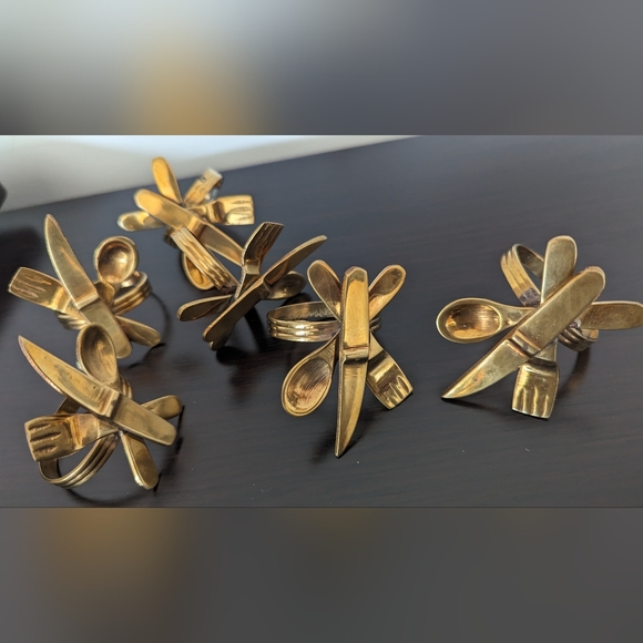 Napkin Rings‎ in Brass - Picture 5 of 7